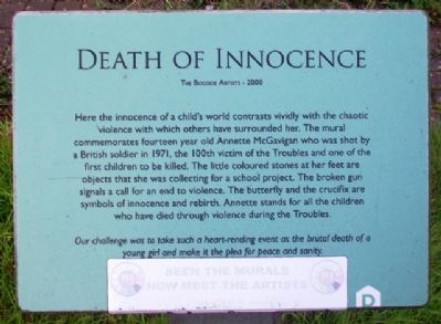 Death of Innocence Marker image. Click for full size.