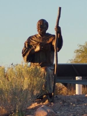 Cuarto Centenario Memorial Marker - La Jornada Sculpture image. Click for full size.