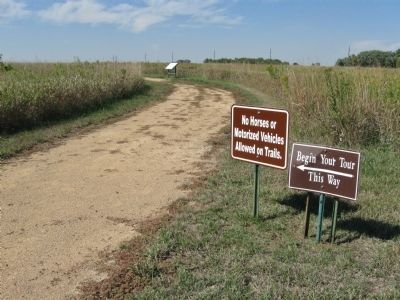 Birch Coulee Battlefield and Marker image. Click for full size.