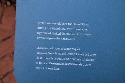 Detroit River Heritage Marker image. Click for full size.