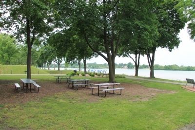 Detroit River Heritage Marker image. Click for full size.