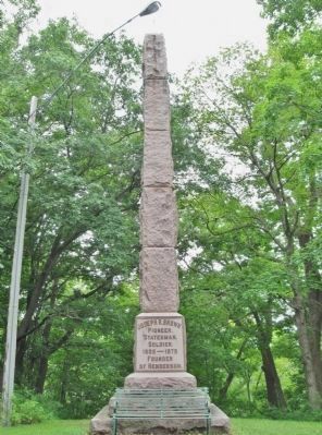 Joseph R. Brown State Monument image. Click for full size.