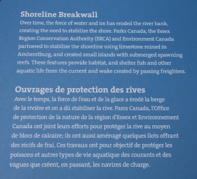 Shoreline Breakwall Marker image. Click for full size.
