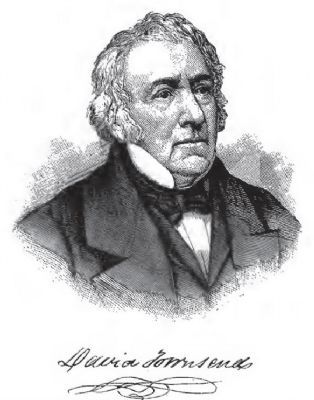 David Townsend from 1881 History of Chester County. Click for full size. David Townsend from 1881 History of Chester County image. Click for full size.