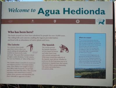 Welcome to Agua Hedionda Marker image. Click for full size.