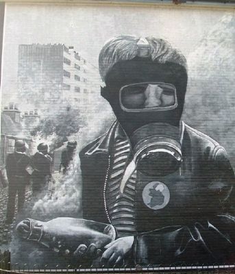 The Petrol Bomber Mural. Click for full size. The Petrol Bomber Mural image. Click for full size.