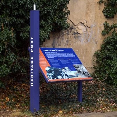 Pennsylvania Depot Marker. Click for full size. Pennsylvania Depot Marker image. Click for full size.