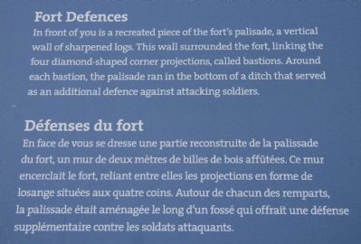 Fort Defences Marker image. Click for full size.