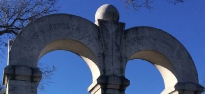 Robinson Springs Camp Confederate Monument. Click for full size. Robinson Springs Camp Confederate Monument image. Click for full size.
