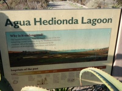 Agua Hedionda Lagoon Marker image. Click for full size.