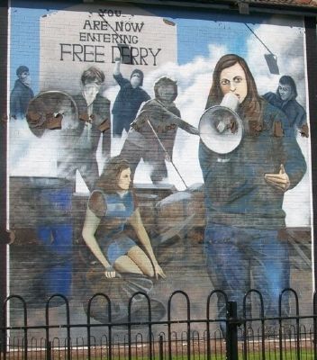 Bernadette Mural. Click for full size. Bernadette Mural image. Click for full size.