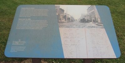 Connection to Town Marker image. Click for full size.