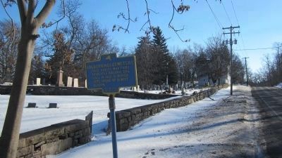 Southward View Cold Springs Cemetery Marker image. Click for full size.