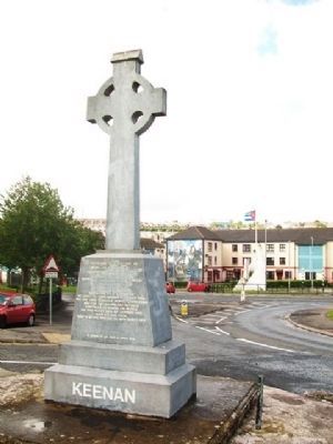 Seán Keenan / Ó Cianáin Monument. Click for full size. Seán Keenan / Ó Cianáin Monument image. Click for full size.