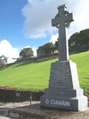 Seán Keenan / Ó Cianáin Marker. Click for full size. Seán Keenan / Ó Cianáin Marker image. Click for full size.