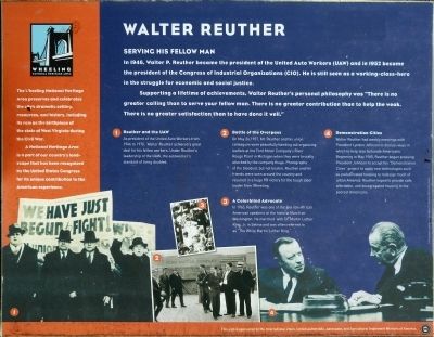 Walter Reuther Marker. Click for full size. Walter Reuther Marker image. Click for full size.