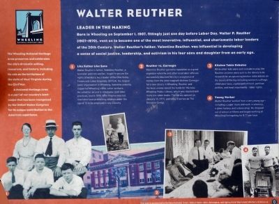 Walter Reuther Marker. Click for full size. Walter Reuther Marker image. Click for full size.