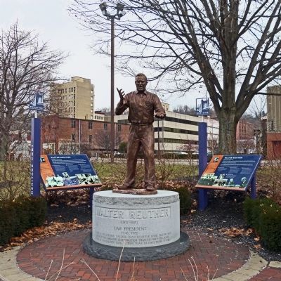 Walter Reuther Markers. Click for full size. Walter Reuther Markers image. Click for full size.