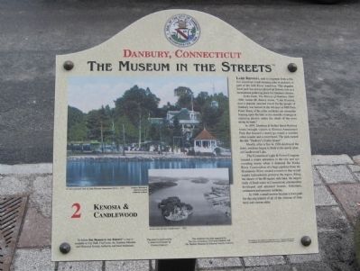Kenosia & Candlewood Marker. Click for full size. Kenosia & Candlewood Marker image. Click for full size.