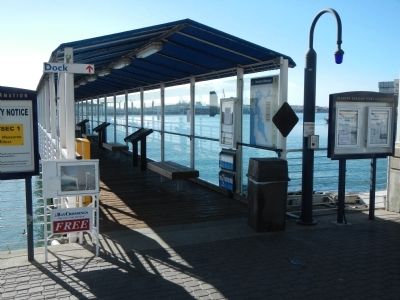 History of the Transbay Ferry Marker. Click for full size. History of the Transbay Ferry Marker image. Click for full size.