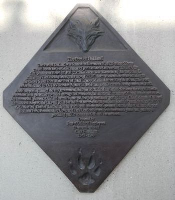 The Port of Oakland Marker. Click for full size. The Port of Oakland Marker image. Click for full size.