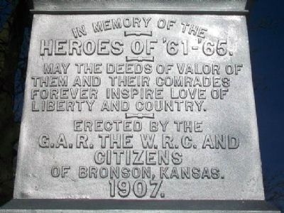 Civil War Memorial Dedication image. Click for full size.