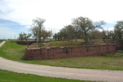 The Outer Walls of Fort Jackson image. Click for full size.