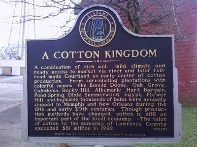 A Cotton Kingdom Marker image. Click for full size.