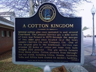 A Cotton Kingdom Marker image. Click for full size.
