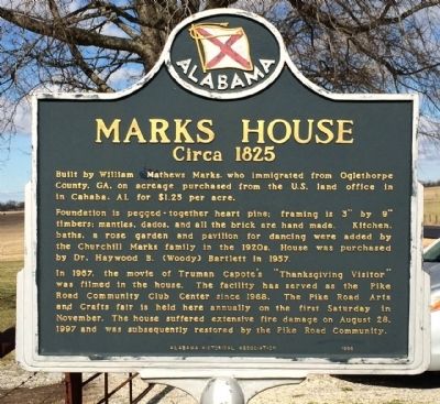 Marks House Marker. Click for full size. Marks House Marker image. Click for full size.