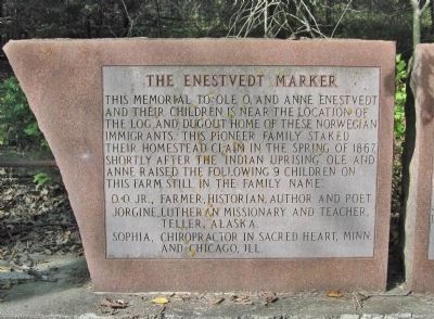 The Enestvedt Marker. Click for full size. The Enestvedt Marker image. Click for full size.