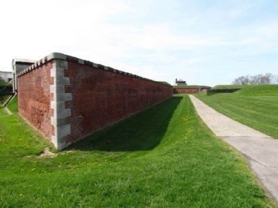 Outside Walls of Fort Niagara image. Click for full size.