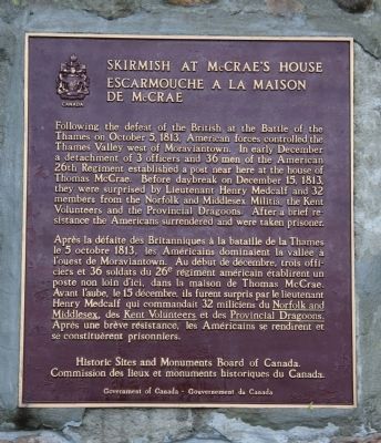 Skirmish at McCrae's House Marker image. Click for full size.
