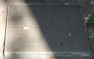 The Pardee House Marker. Click for full size. The Pardee House Marker image. Click for full size.