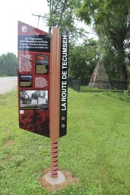 First Nations Encampment Marker image. Click for full size.