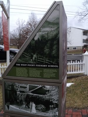 The West Point Foundry School Marker. Click for full size. The West Point Foundry School Marker image. Click for full size.