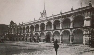 Palace of the Captaincy General in 1875 image. Click for full size.