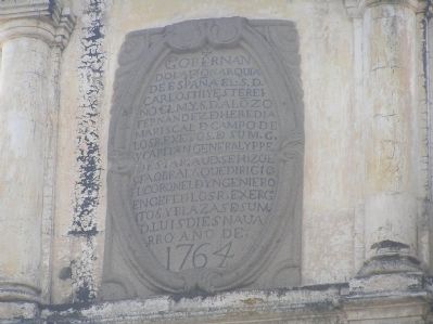 Palace of the Captaincy General inscription image. Click for full size.