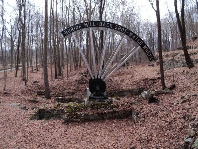Boring Mill Water Wheel image. Click for full size.