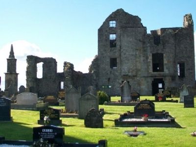 Castle Balfour Ruins at Holy Trinity Churchyard. Click for full size. Castle Balfour Ruins at Holy Trinity Churchyard image. Click for full size.