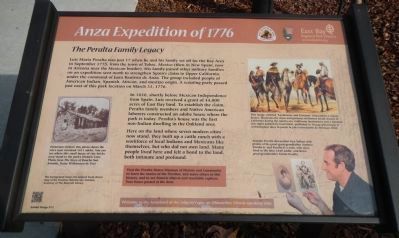 Anza Expedition of 1776 Marker (English) image. Click for full size.