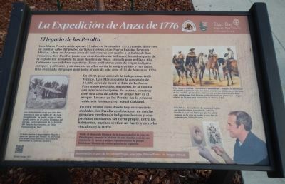 Anza Expedition of 1776 Marker (Spanish) image. Click for full size.