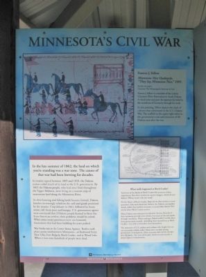Minnesota's Civil War Marker. Click for full size. Minnesota's Civil War Marker image. Click for full size.