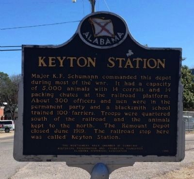 Keyton Station Marker. Click for full size. Keyton Station Marker image. Click for full size.