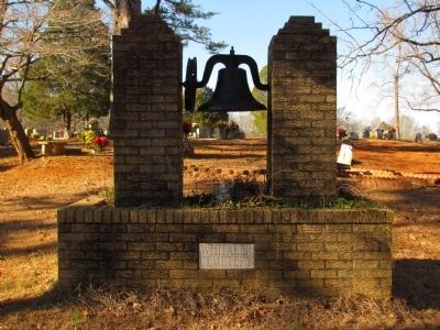 Whitaker Cemetery entrance image. Click for full size.