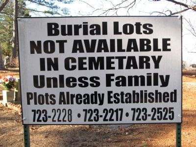 Whitaker Cemetery. Click for full size. Whitaker Cemetery image. Click for full size.
