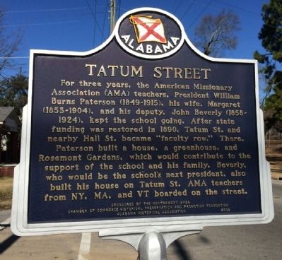 Tatum Street Marker image. Click for full size.