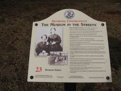 Danbury Firsts Marker image. Click for full size.