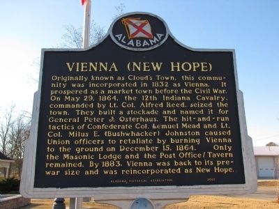 Vienna (New Hope) Marker image. Click for full size.