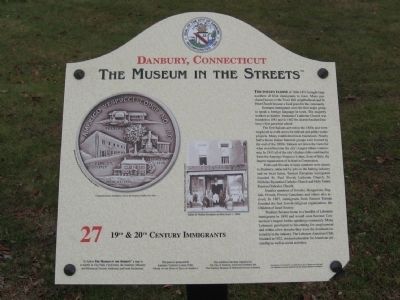 19th & 20th Century Immigrants Marker. Click for full size. 19th & 20th Century Immigrants Marker image. Click for full size.